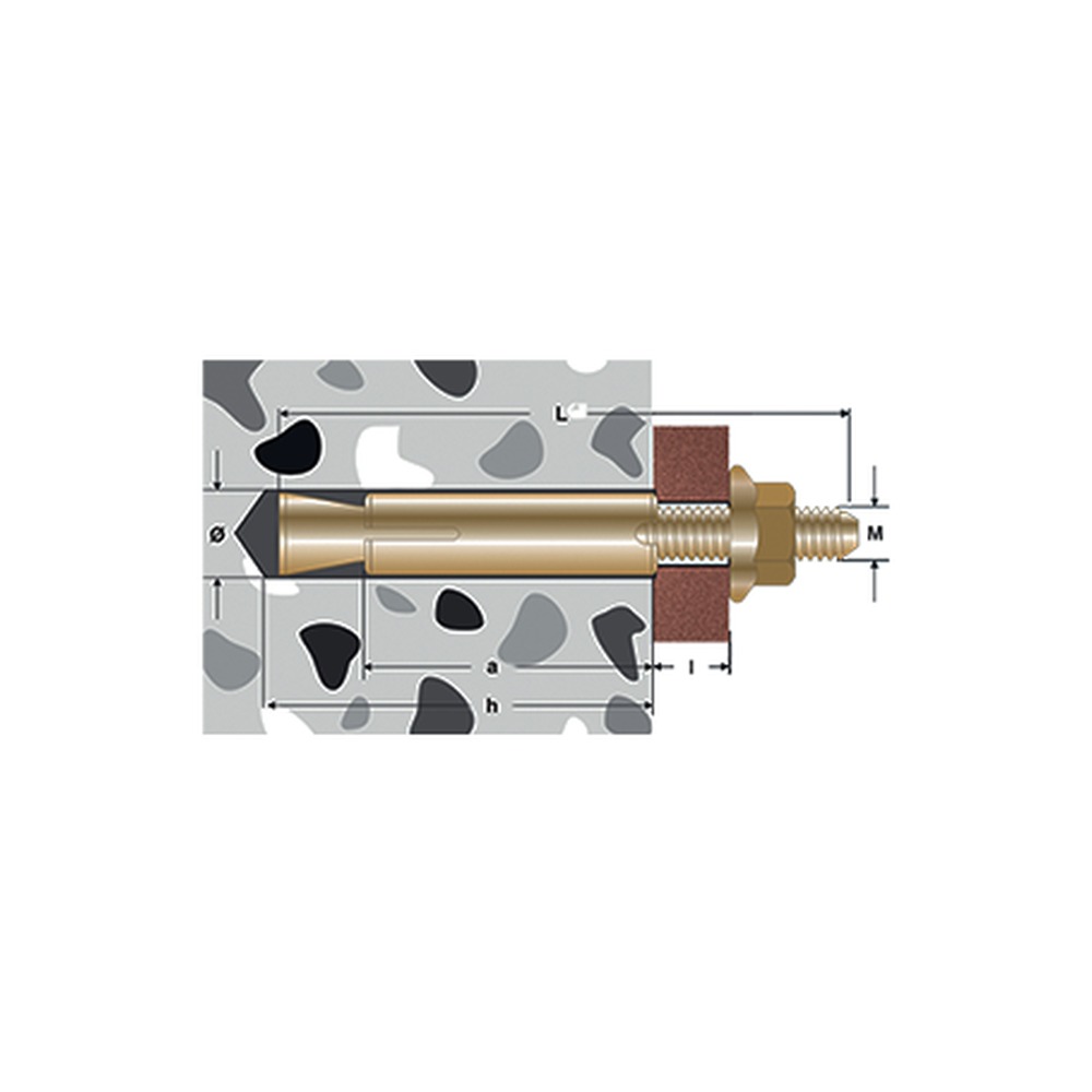 Conexpand clasic M 6x80-D.10 mm