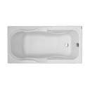 Cadă de baie rectangulară din acril Marlene,160x75x40 cm