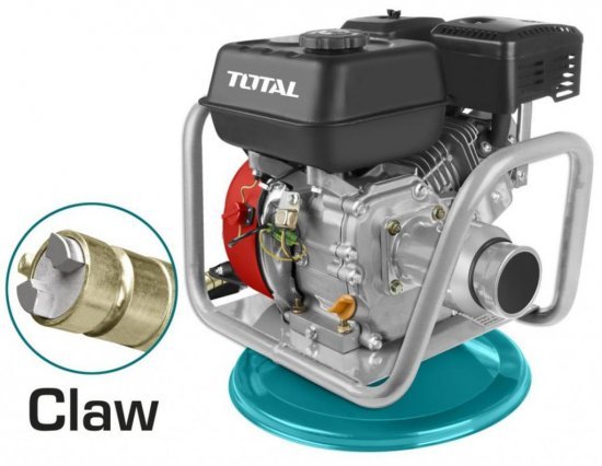 Vibrator de beton pe benzină TOTAL TP630-2E, 4800 W, 6.5 CP, prindere tip gheare