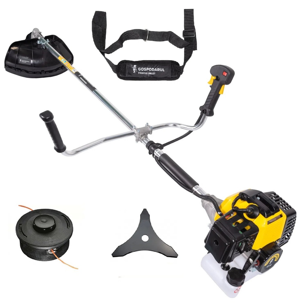 Motocoasă  GP Power -52 POWER, 3 CP, 3 accesorii, ham tip curea