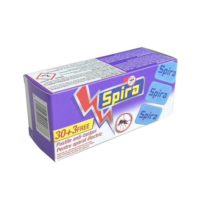 Pastile anti-tantari SPIRA, repelent, 33 de buc