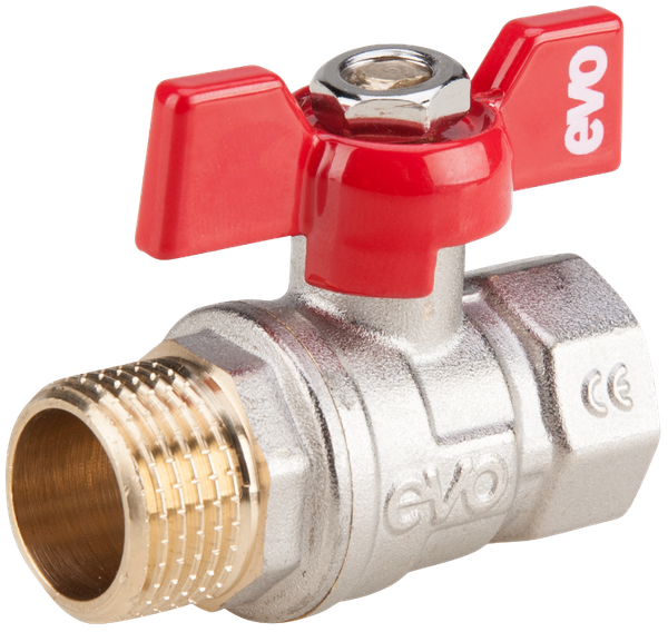 Robinet trecere sfera - fluture D. 1" FI - FE