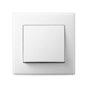 Întrerupător LESYA simplu alb