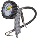 Pistol cu manometru pentru roti Evotools, max 12bar, mufa rapida conectare aer 1/4", furtun 40 cm