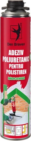 Adeziv/Spumă Den Braven pentru termosistem EPS si XPS aplicare pistol, 750 ml