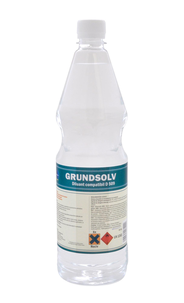 Diluant D509 Grundsolv pentru vopsea/lac alchidic, 0.75 l