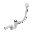 Ventil cadă automat alb A51B cu sifon și preaplin flexibil alb