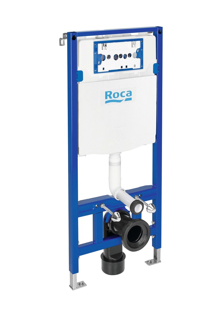 Rezervor incastrat cu cadru metalic pentru WC suspendat cu mecanism dublă descărcare