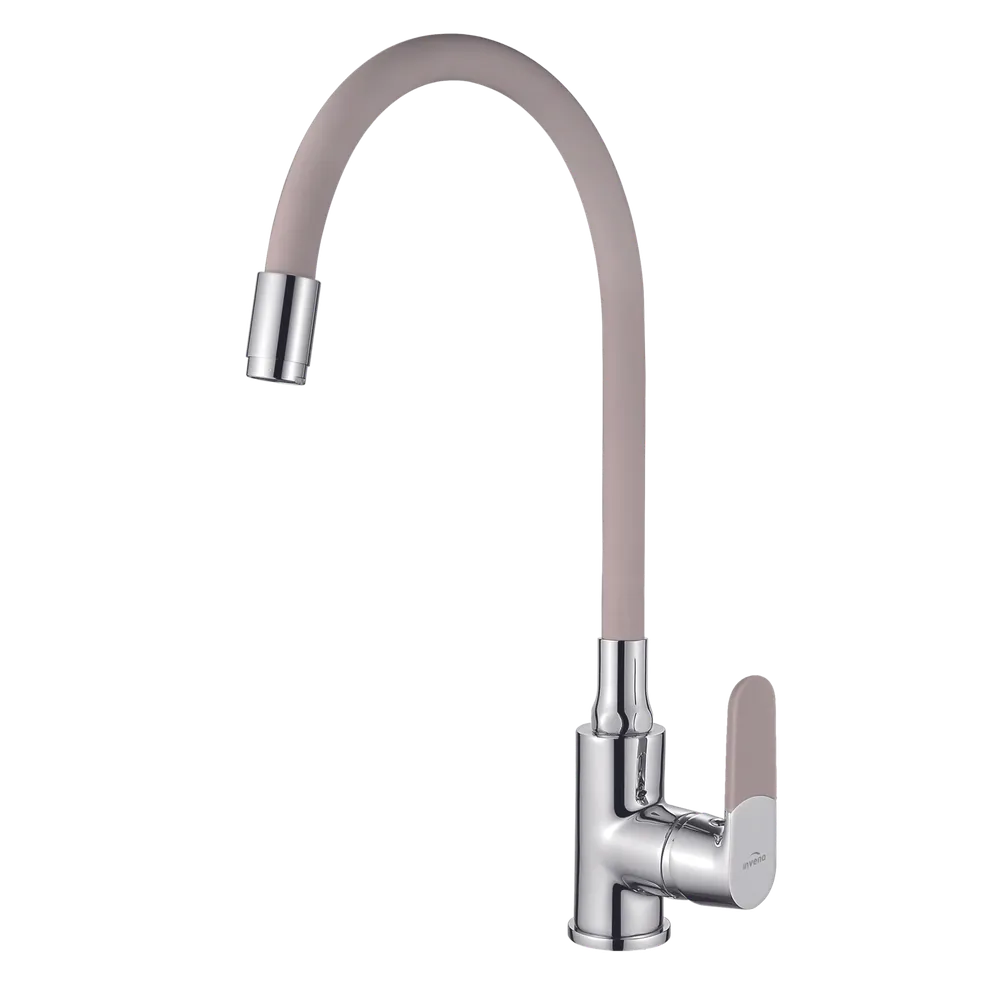 Baterie pentru chiuveta Invena Joga, bej-crom