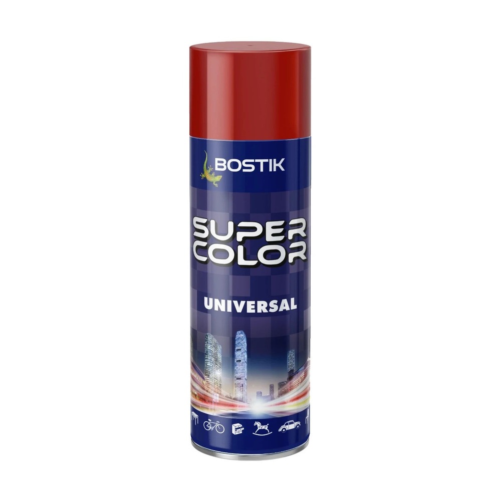 Spray vopsea Bostik Color Universal, RAL 3003 Ruby Red interior/exterior, 400 ml