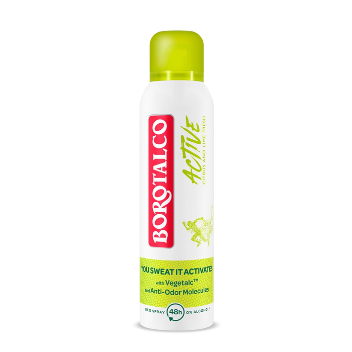 [P010792] Antiperspirant BOROTALCO Active Green, spray, 150 ml