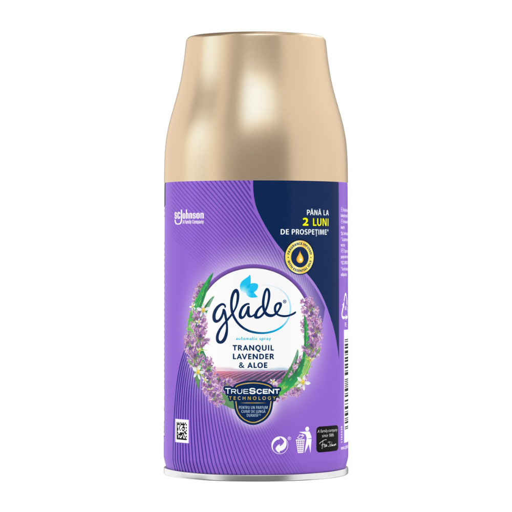 Rezerva Odorizant de Camera Automatic Spray Glade, Lavanda si Aloe, 269 ml