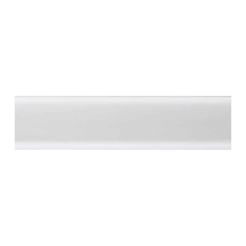 Plintă PCV alb pentru podea NG 80 mm, 2.5 ml