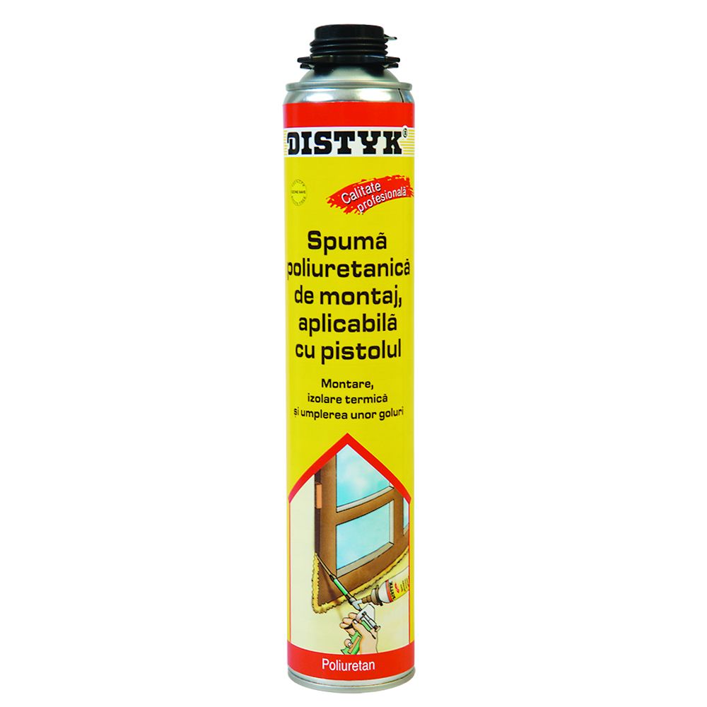Spumă poliuretanică profesională Distyk vară pentru pistol, 700 ml