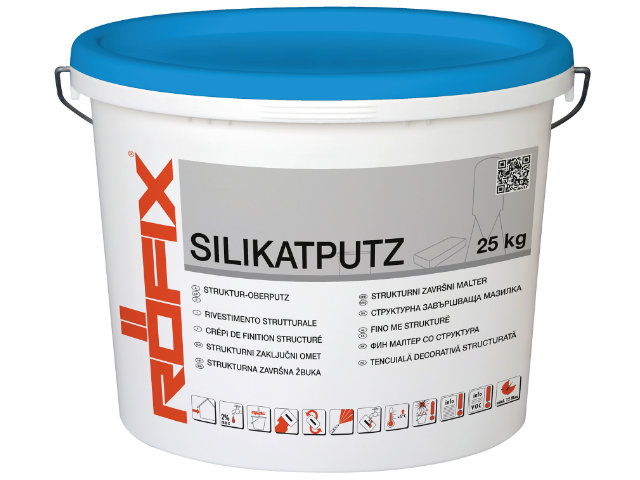 Tencuială decorativă ROFIX, premium, silicatică, Korn 1.5 mm
