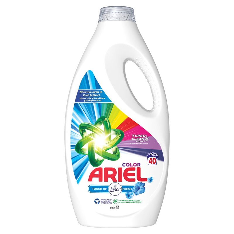 Detergent automat de rufe ARIEL Touch of Lenor Color lichid, 2 l
