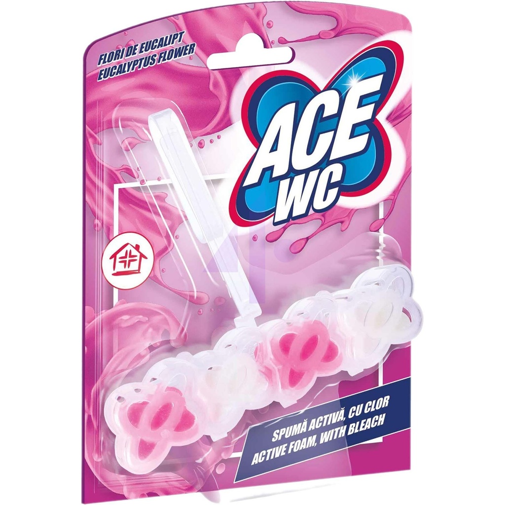Odorizant toaletă ACE WC flori de Eucalipt, 48 gr