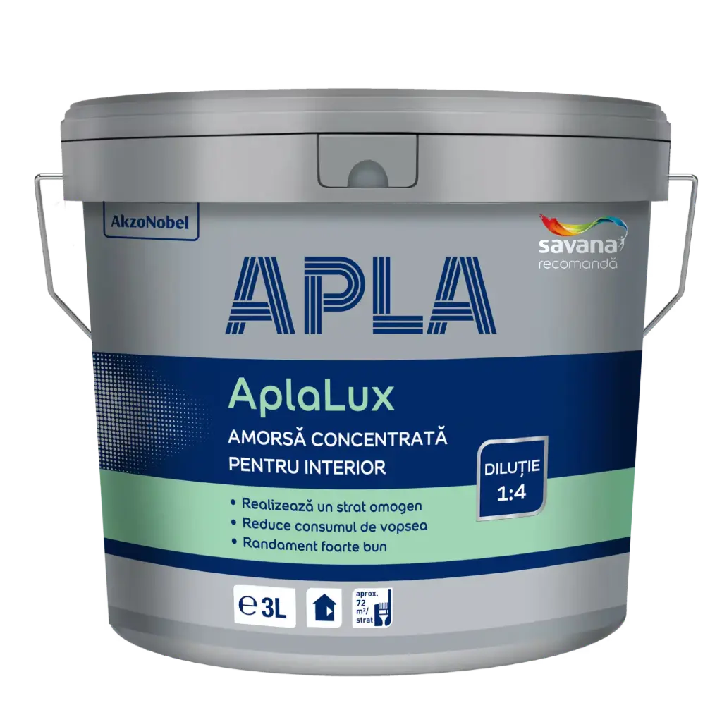 Amorsă AplaLux concentrată 1-4, interior, 3 l