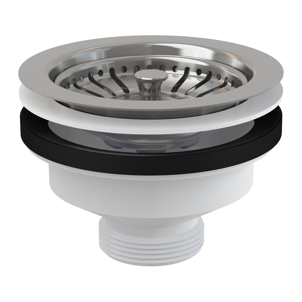 Ventil chiuvetă 6/4" cu sită A37 din oţel inoxidabil DN115