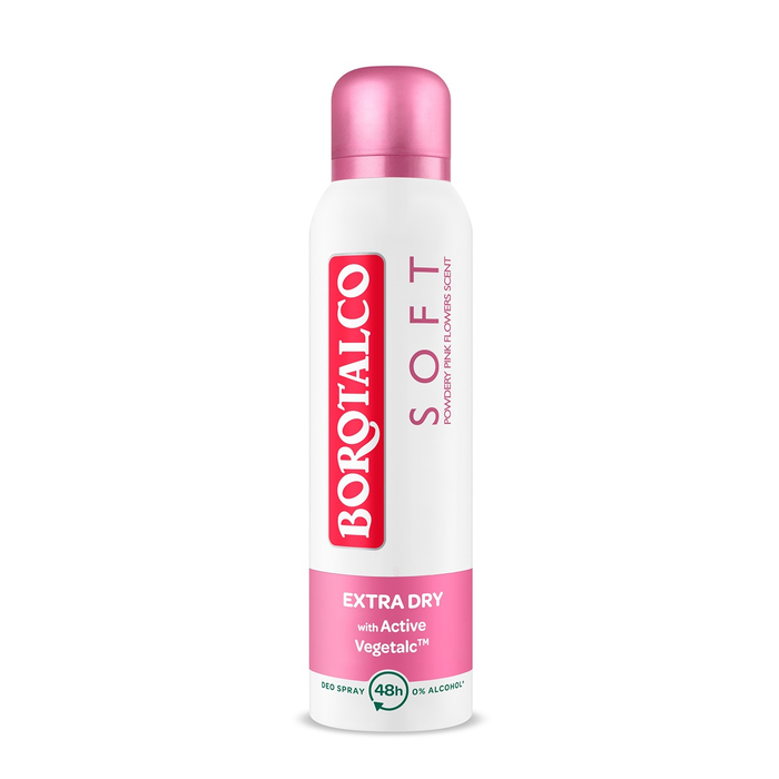 Antiperspirant BOROTALCO Soft Pink, spray, 150 ml