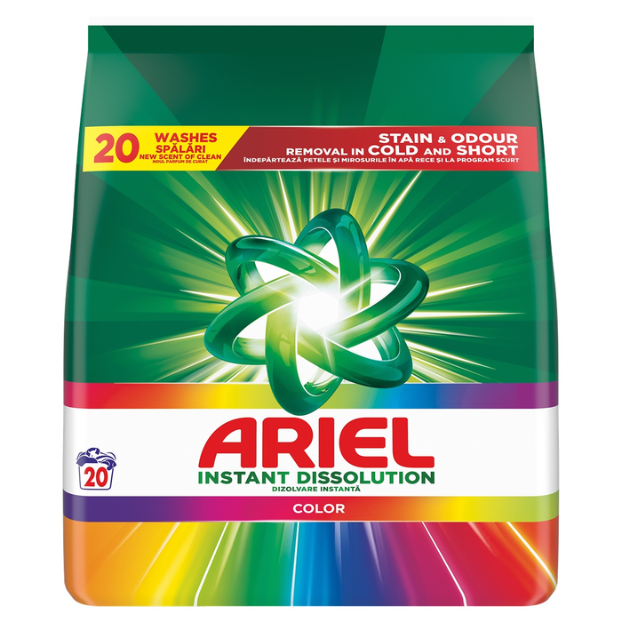ARIEL Color, detergent automat de rufe, pudra, 20 spalari, 1.3 kg