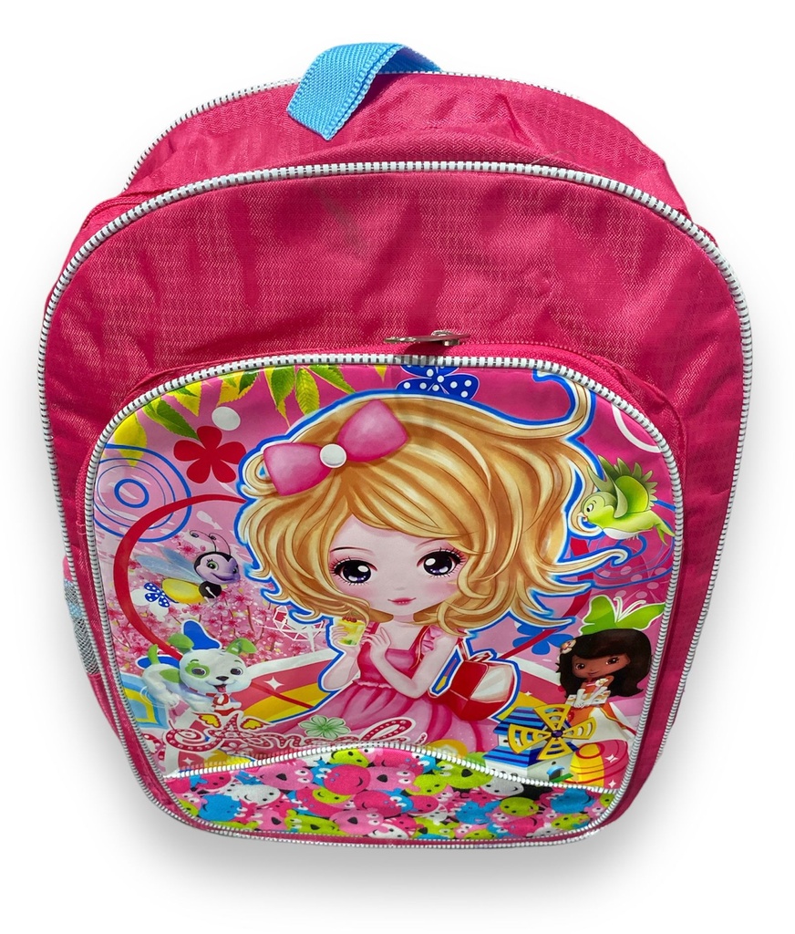 Ghiozdan roz scoala , 2 compartimente mari , 30 x 20 x 5