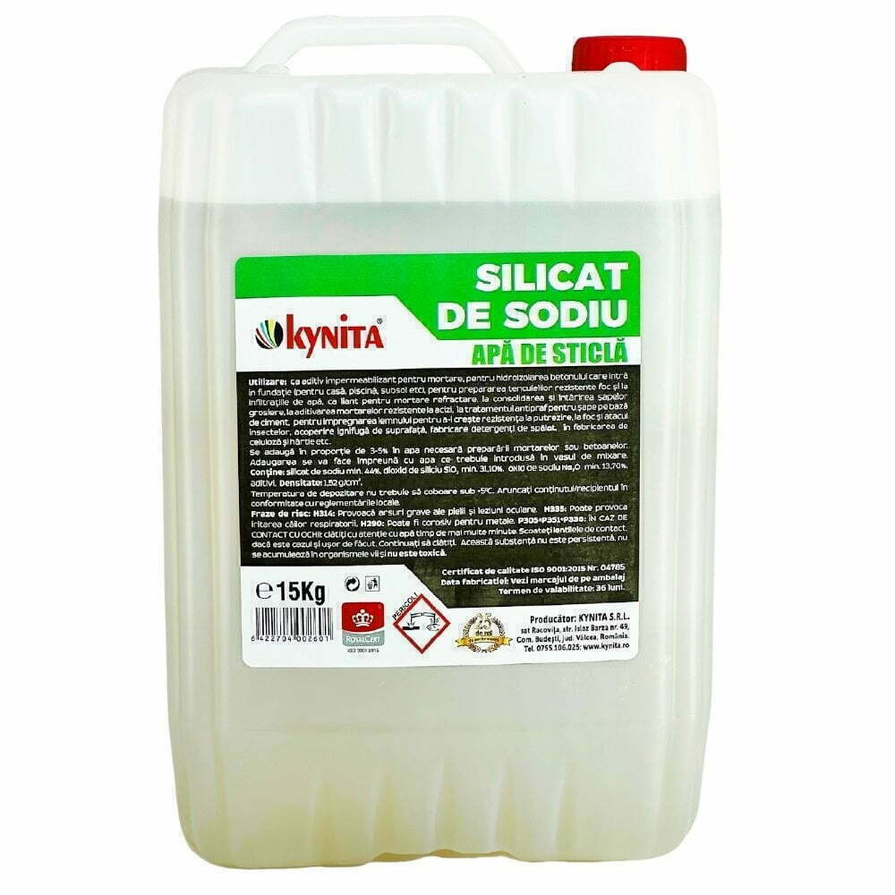 Silicat de Sodiu apa de sticla 15 L
