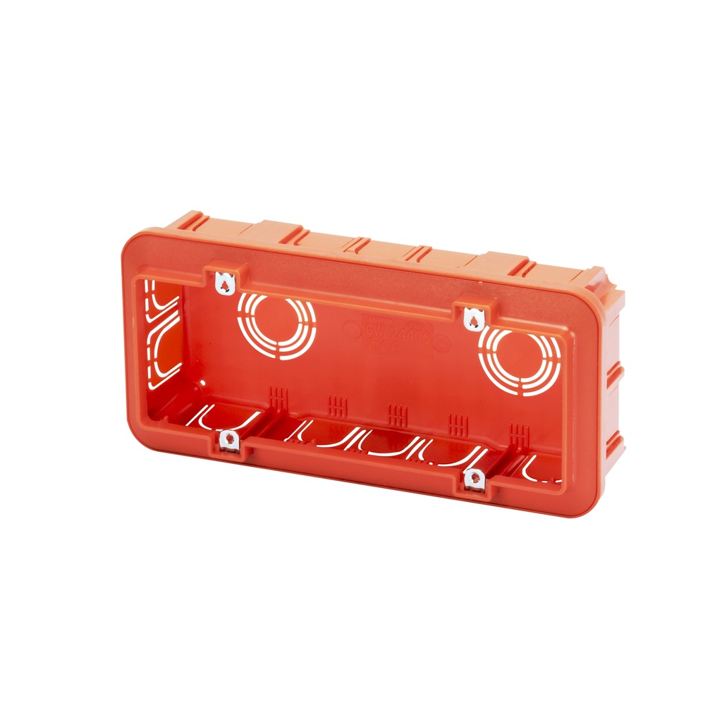 Doză îngropată Gewiss 6 module GW24406 pentru aparataj, 194x90x50 mm