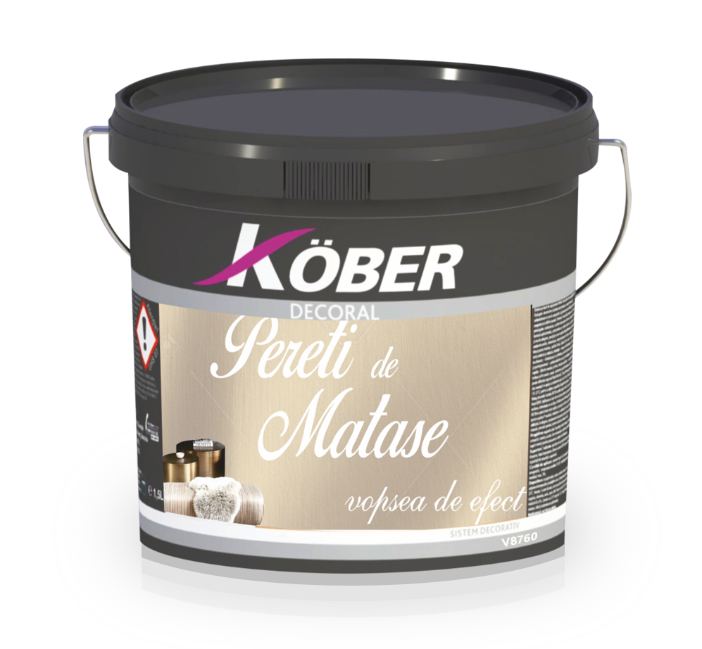 Vopsea lavabila cu efect matase V8760, 1.5 l