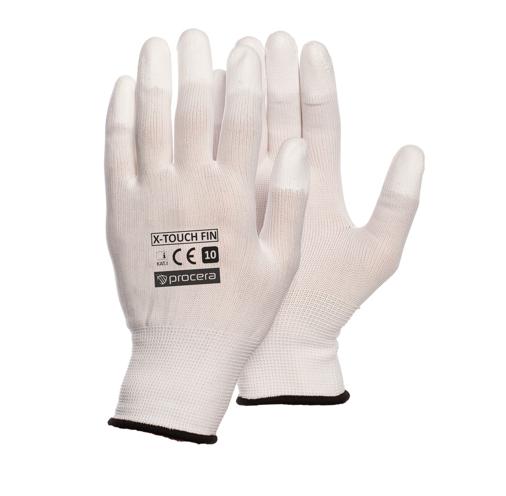 Mănuși de protectie textil X-TOUCH FIN din PU