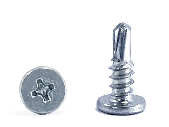 [P000640] Surub autoforant cu cap plat, Techno Tex 4.2 x 13 mm 1000 buc/cutie