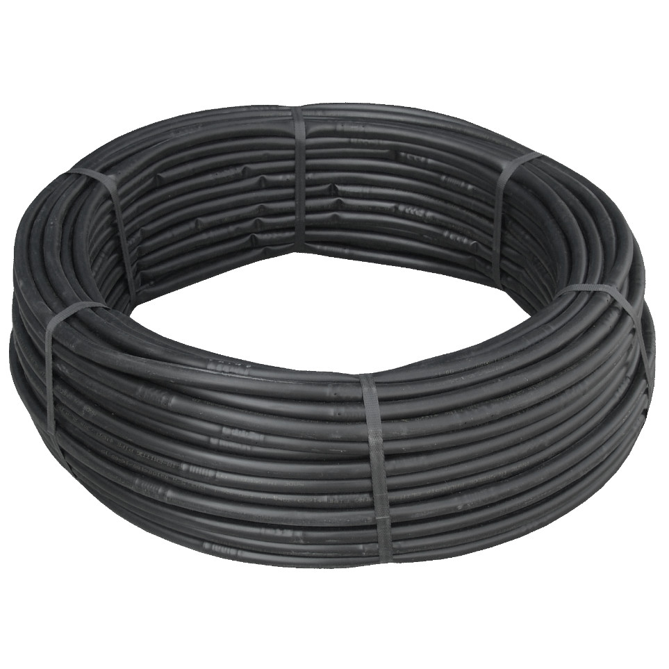 Tub de picurare cilindric ETS A, diametru 16 mm, pas picurator 20cm, debit/h 4l, lungime 100 m