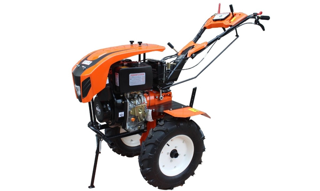 Motosapa/Motocultor diesel 10 Hp valshop, accesorii freze, roti 5.00 x 12, pornire electrica