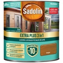 Lazura lucioasa, Sadolin EXTRA PLUS 3in1 , pentru lemn pe baza de de apa: stejar rustic 0.75L