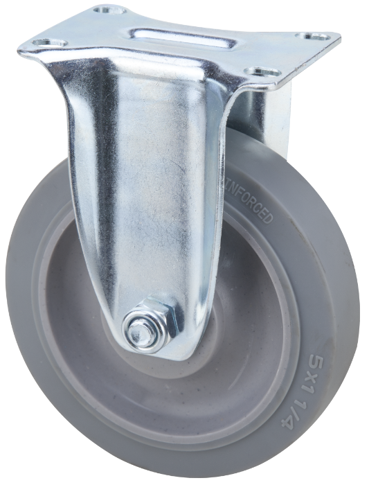 Roata fixa din TPR gri 1107 D 100x32 mm S[kg]: 110