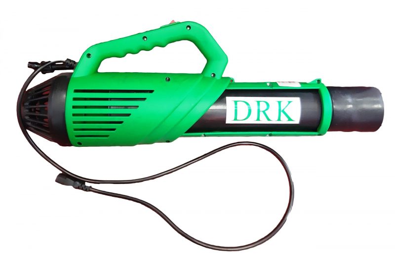 Atomizor electric portabil cu o putere de 80W atasabil la pompa de stropit electrica cu acumulator DRK cu regulator de presiune