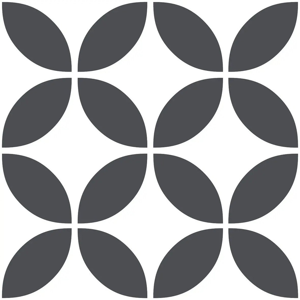 Gresie exterior/interior porțelanată alb-gri DECORA, 45x45 cm, 1.42 mp