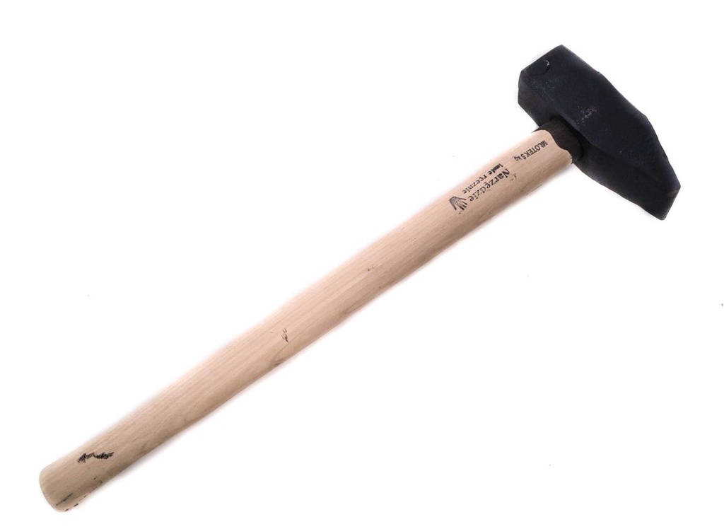 Ciocan mecanic, 6 kg Baros forjat coada de lemn 800 mm