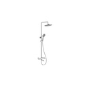 Coloană de duș cu baterie Fayans Phoenix-N, duș fix Ø23 cm, pară duș 3 funcții, crom