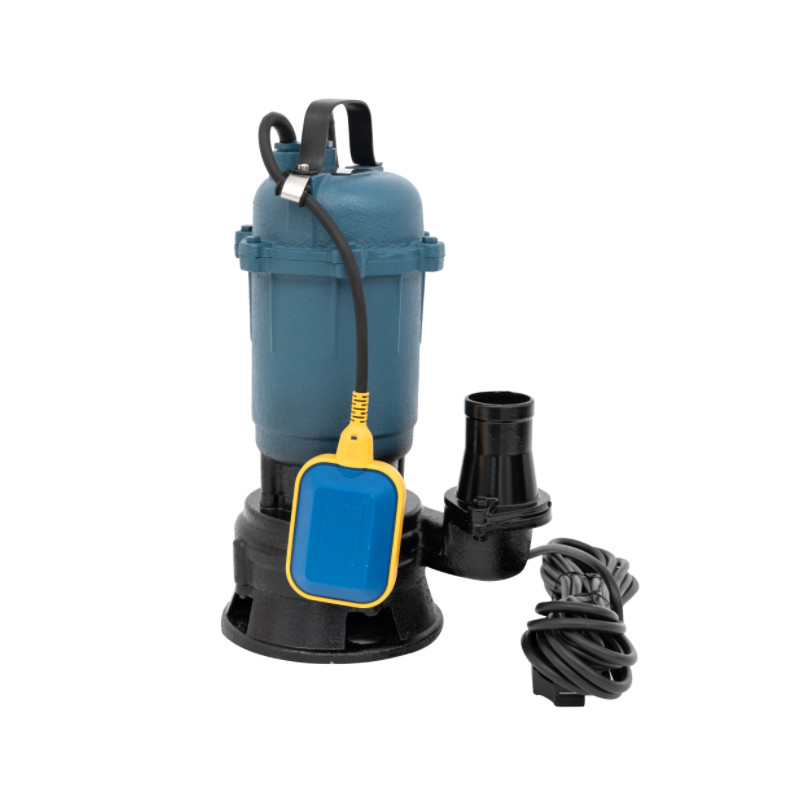 Pompa de apa murdara Micul Fermier Blue WQD10-8-3.0 PU205 , Putere 3000 W, Inaltime de refulare 20 M VERTICAL, Debit 25 m³/h, 100% Cupru, 2" refulare