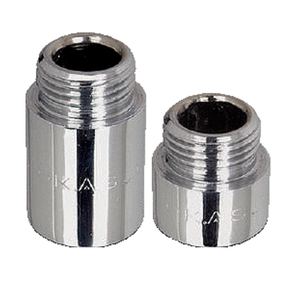 Prelungire din alamă cromată 1/2”x40 mm