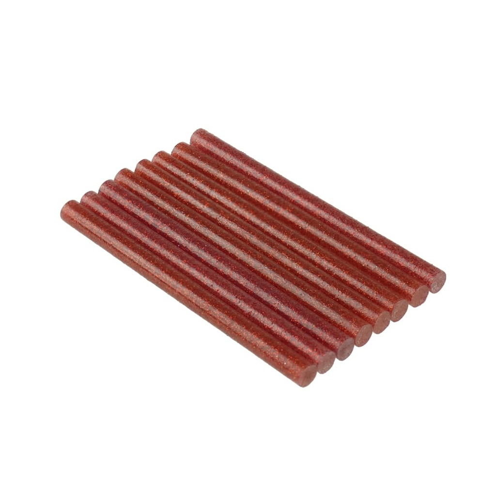 Bagheta silicon universala, sclipici rosu 7 - 8x100 mm 8 buc