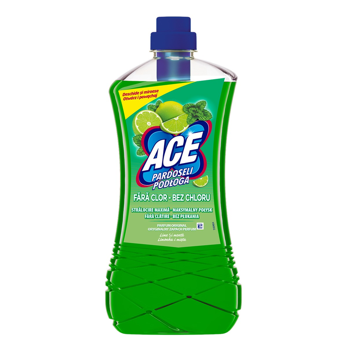 Detergent pentru pardoseli ACE Floor, Menta si Lime, 1 l