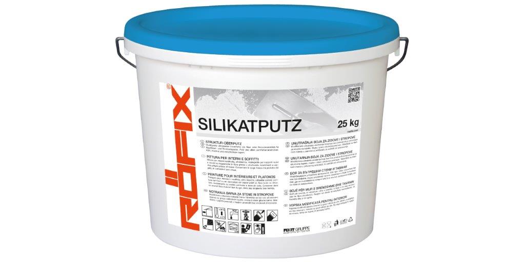 Tencuială decorativă ROFIX, basis, siliconică, Korn 1.5 mm