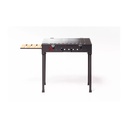 Gratar portabil FM Grill Premium, carbuni - lemn, otel, portabil 58 x 30 cm