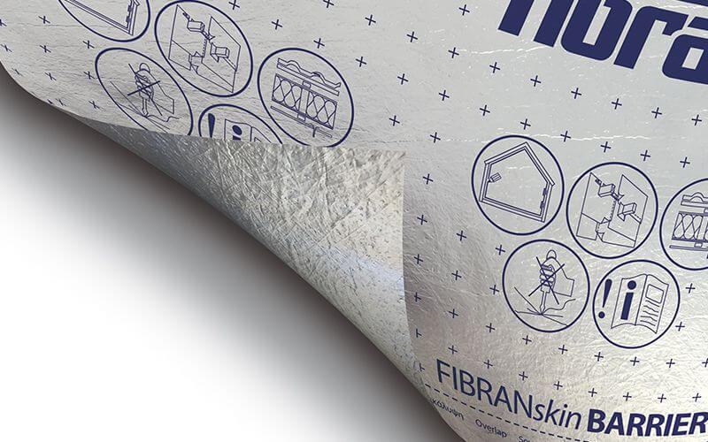 FIBRANskin BARRIER, folie, plastic si cauciuc, strat de difuzie si control al vaporilor de apa 1,5x50 m