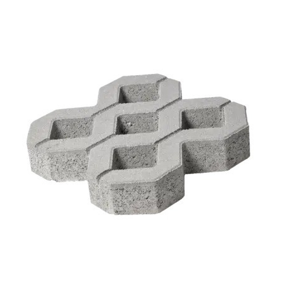 Pavaje ECO, 40x40x8 cm, gri ciment, 6.25 buc/mp