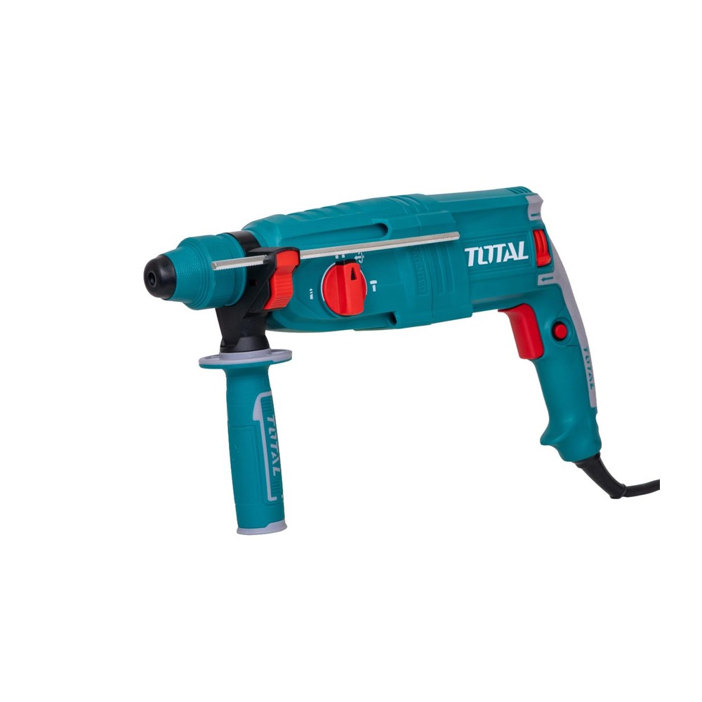 TOTAL Ciocan Rotopercutor 800W, 2.5J, SDS+, 3 burghie + dalta, cutie transport
