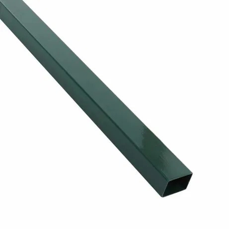 Stâlp gard vopsit verde, RAL 6005, 60x40x1.5 mm, 2.5 ml