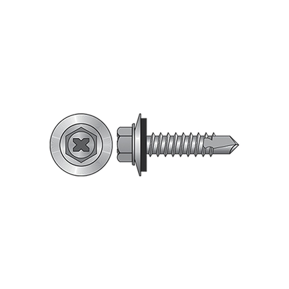 Surub autoforant cap hexagonal 6,3 x 70 mm zn 100 buc/cutie